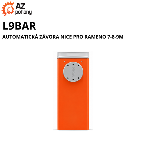 L9BAR - automatická závora Nice pro rameno 7-8-9m